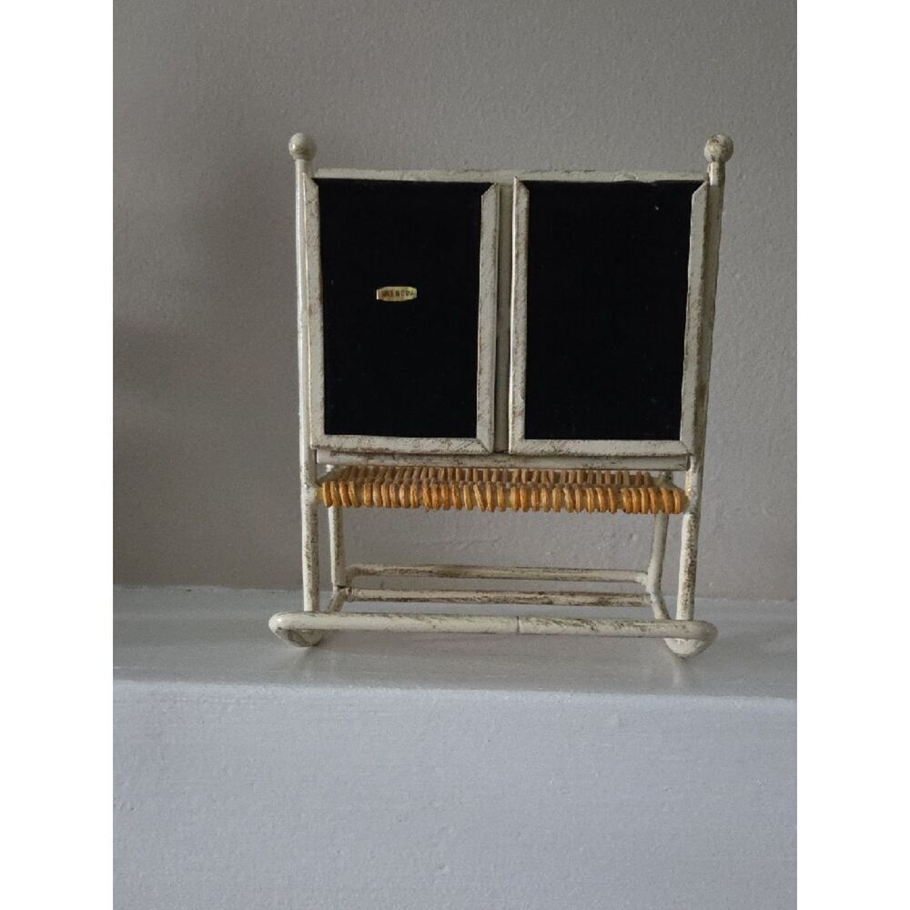 Vintage Double Photo Frame In Shape Of A Rocking Chair - Picture 3 of 6